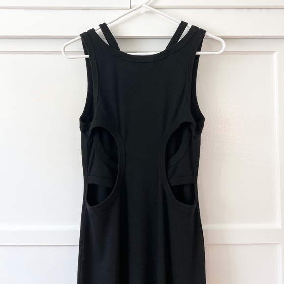 Anthropologie T.La Layered Sleeveless Ribbed Midi Tank Dress Size Small - Picture 7 of 8